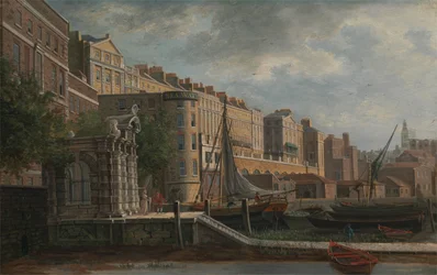 Puerta de agua de York y el Adelphi